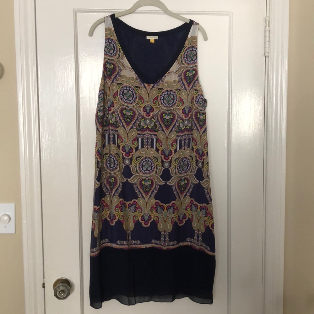 Anthropologie Leifsdottir Paisley Shift Dress - 14